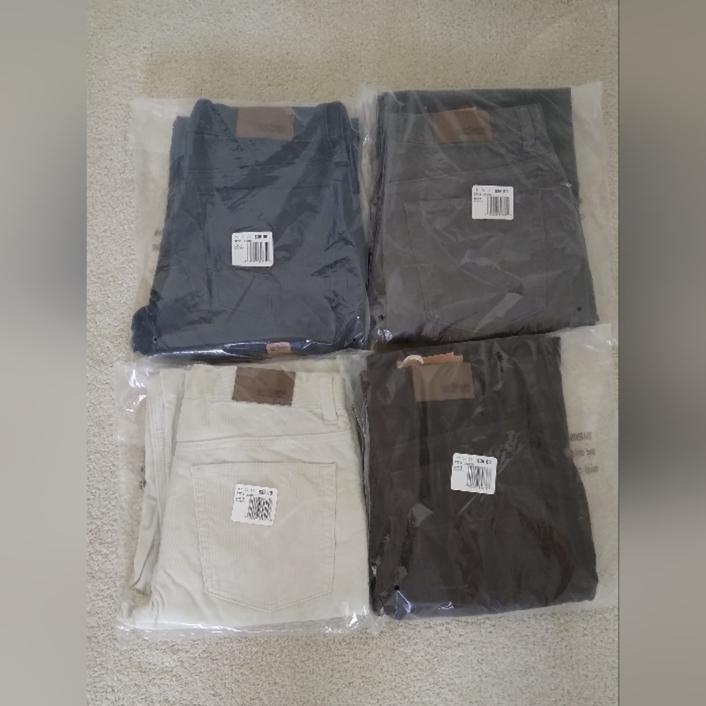 Brand New Urban Pipeline Corduory Pants - Blue, Gray, White, Brown